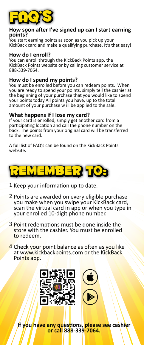 Kickback Card Kickback Points Loyalty Cards _ Conoco KickBack Loyalty Card Loyalty ...